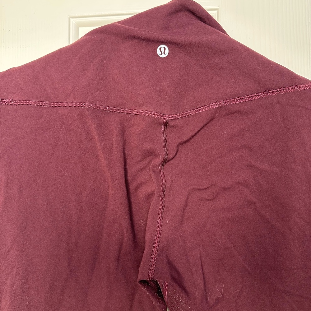 Lululemon Maroon Align Leggings